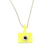 Colar click Verde neon